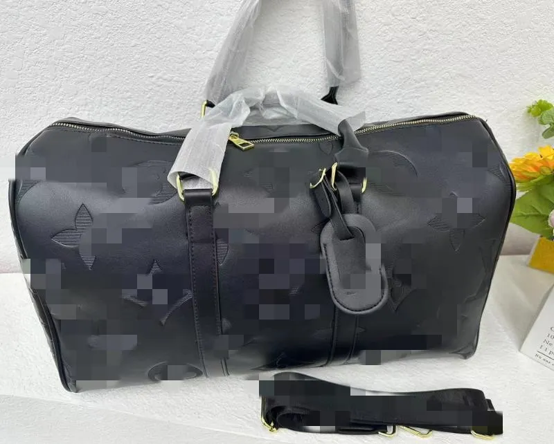 Klassisk unisex färgblock kudde påse präglad axel väska rullväska rund väska mode crossbody väska påsar väskor