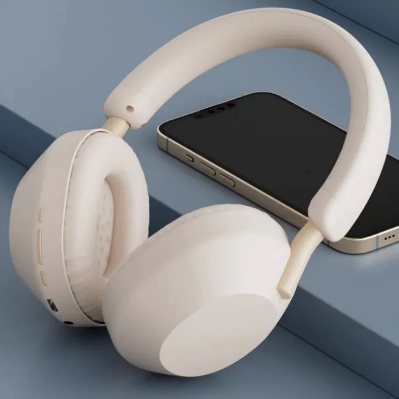 Fones de ouvido sem fio XM5 de alta qualidade Fones de ouvido intra-auriculares esportivos Hifi Fones de ouvido intra-auriculares Bluetooth ajustáveis com cancelamento de ruído ativo Fone de ouvido de som estéreo HiFi