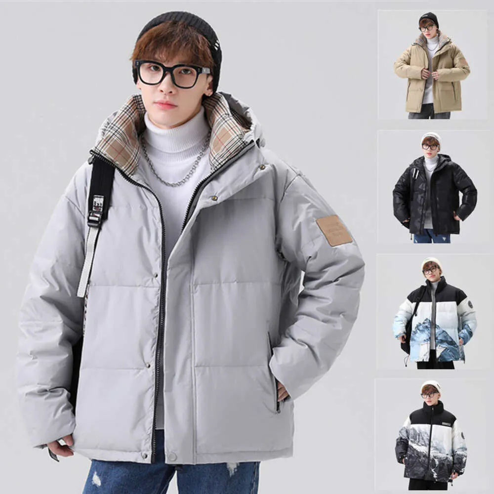 Мужской зимний тренд, новая теплая утепленная хлопковая куртка, мужское пальто и пальто для пар