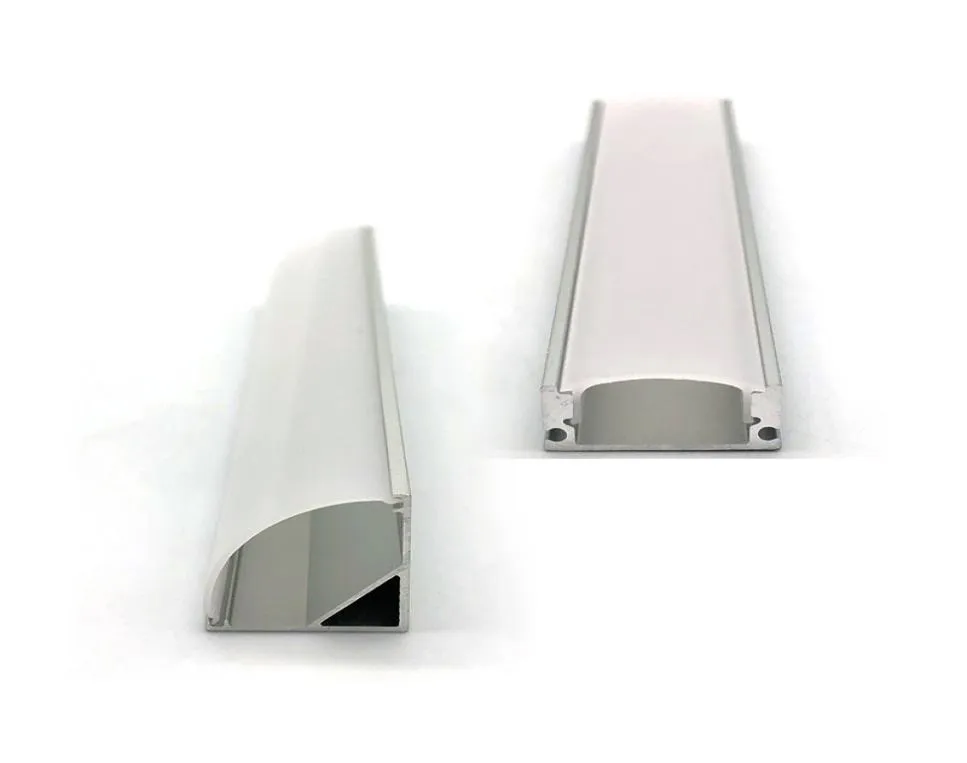 UV-vorm breder hangende led-balkverlichting aluminium profielen kanaal voor dubbele rij ledstrip melkafdekking voor pcb met fittingen3369072