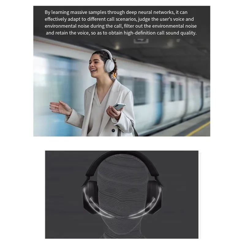 WH 1000XM5 Wireless Bluetooth 5 2 Earphone Voice Control Bilateral Stereo Headphone_voghion.com