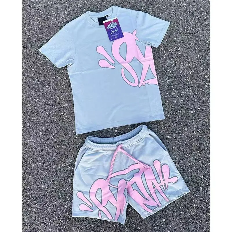 Printed t Shirt Short Y2k Synaworld Tees Track Suit Graphic Tshirt and Shorts Designer Mens Syna World Tshirts Set TeeWFL3