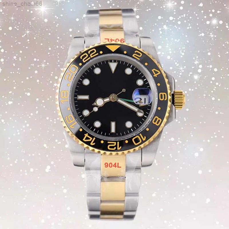 мужские часы aaa часы Дизайнерские 40 мм черный циферблат Автоматический механизм 2813 модный классический роскошный мужской стиль 904L водонепроницаемые светящиеся сапфировые наручные часы dhgates
