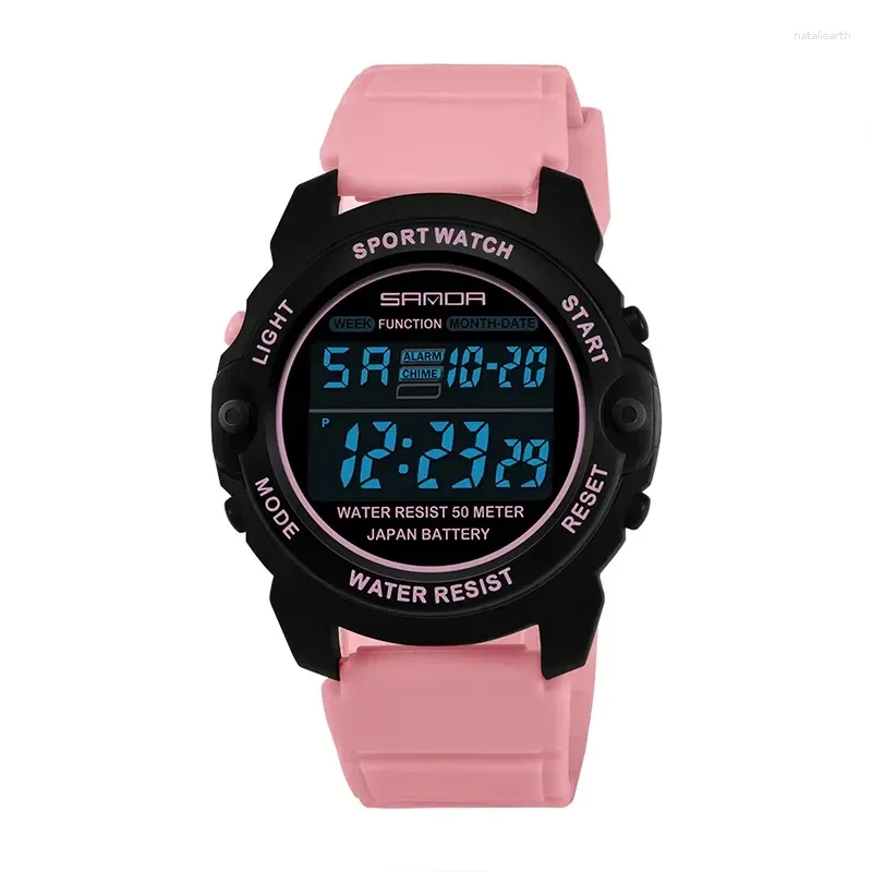 Wristwatches Women Digital Watches Ladies Luxury 50M Waterproof Modern Clock Male Date LED Chronograph Electronic Men