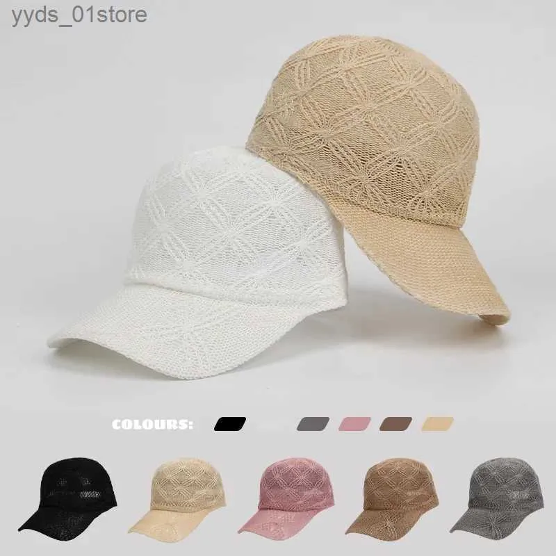 Ball Caps Women Baseball CS Spring Summer cienki oddychanie Visors Hat Outdoor