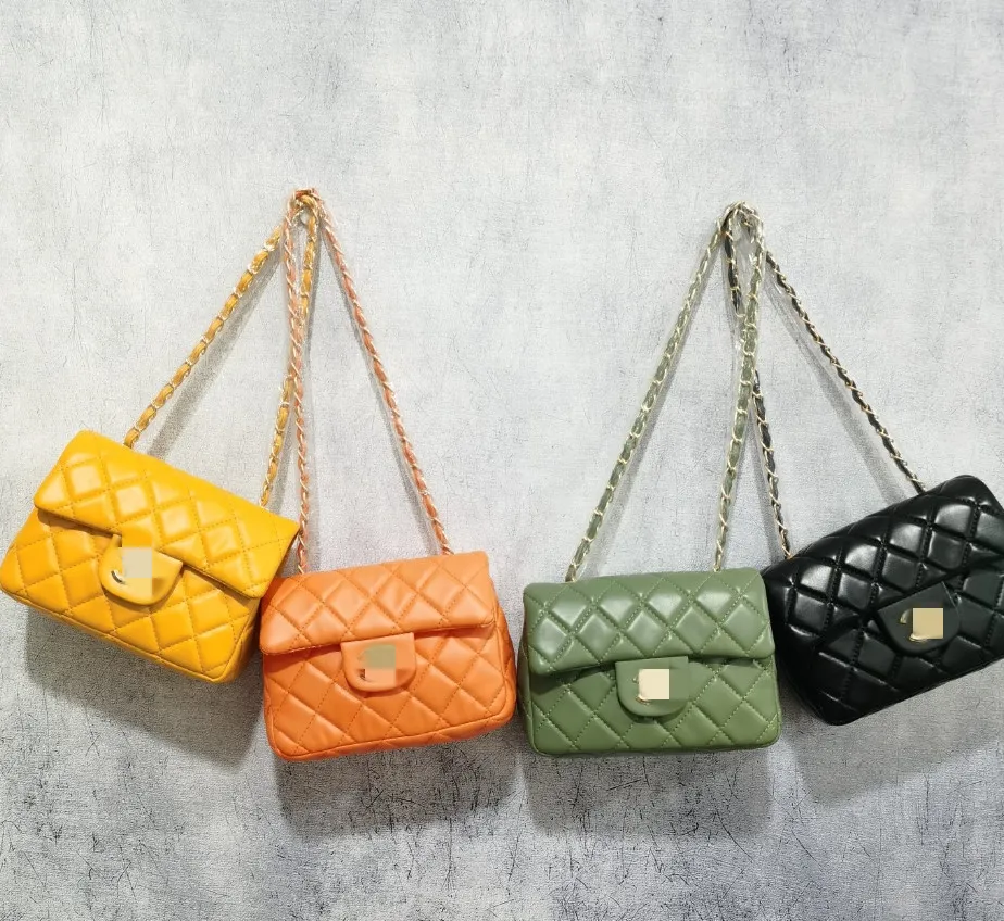 Modedesigner New Rhombus Chain Bag Cross-Border Shoulder Messenger Bags