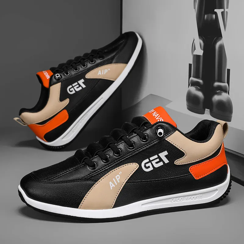 Casual Shoes For Men Trendy And Versatile Forrest Gump Men Shoes Autumn One Foot Sports Casual Board Shoes Bean Shoes I07t#_vogvips.com
