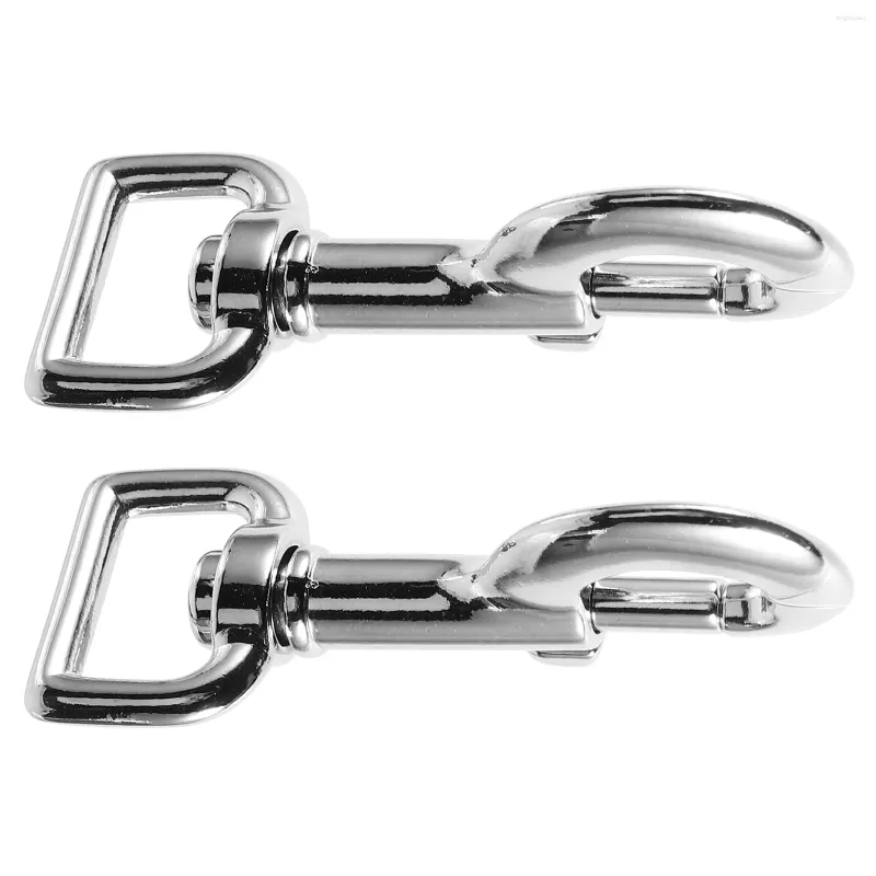 Köpek yakaları 2 PCS Pet Sınırlama Konnektörleri DIY CLASPS TAKIM TÜP BOŞU HALKALARI HOCKS çinko alaşım metal Değiştir