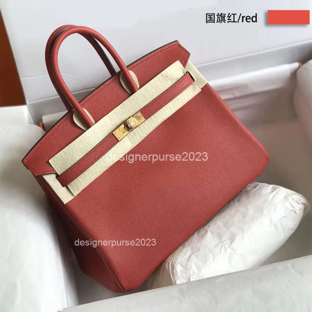 Bag Classic Buckle Litchi Brown Bags Togo Totes Tote Golden Purse Leather High Pattern Quality Women's Women Casual Fashion Handbag Large 5b27TN7I 1235 PUBW