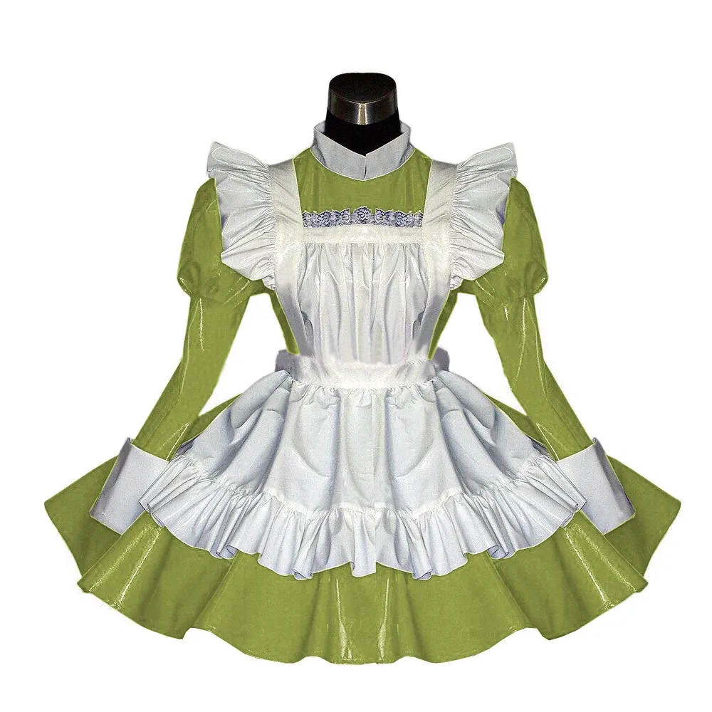 zara apple green dress 45.5