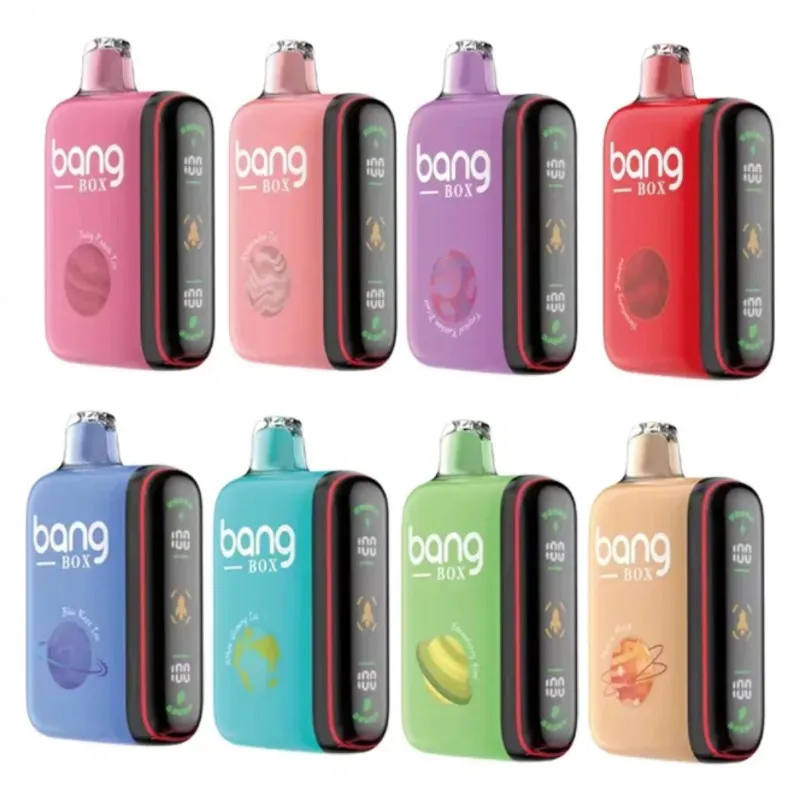 Originele knalbox 18000 Puffs 9000 9k oplaadbare slim scherm Wegwerp Pape Pape E Sigaretten Mesh Coil 28ml Voorvoorgevecht 650 mAh Batterij 18K