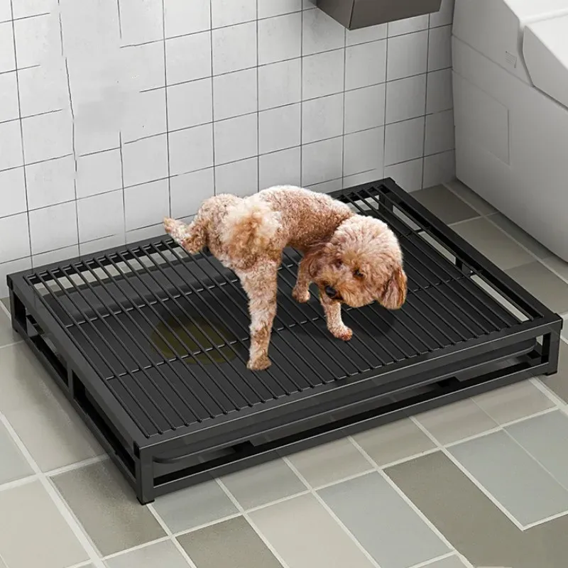 Pudełka pies toaleta wewnętrzna pies kuweta pies ze stali nierdzewnej psy