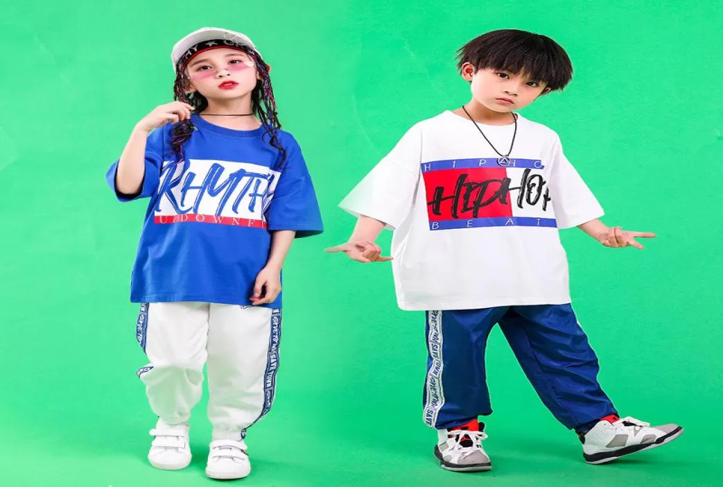 Girls Boys Boutique Outfits Set 2019 Hip Hop Street Dance Costumes Kids Jazz Summer Clothes for Kids Boy Girls Sets Clothing1989622