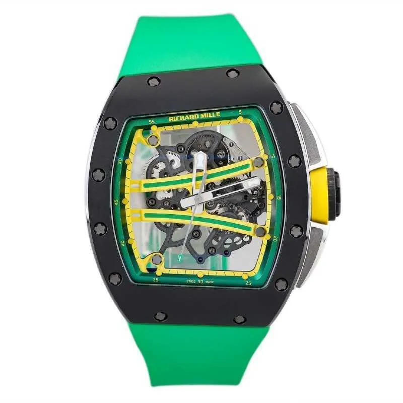 Herrenuhr Designer mechanische Uhr Luxus hochwertige automatische Modeuhren RM61-01John Blake 44mm