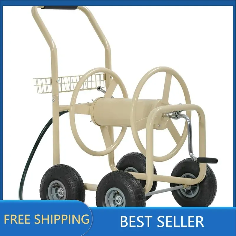 Reels Garden Hose Reel Cart with Wheels Garden Lawn Water Truck Water Planting Cart Heavy Duty Outdoor Yard Water Planting Holds