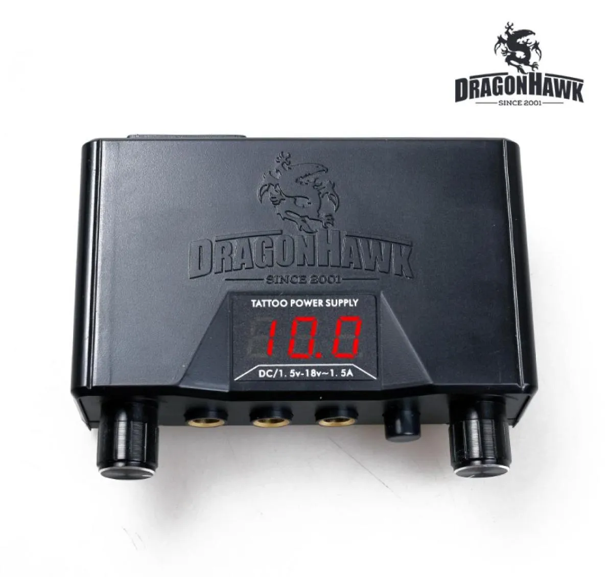 Dragonhawk Tattoo Power Supply LCD -skärm Dual Adapter Switch Box P0694227768