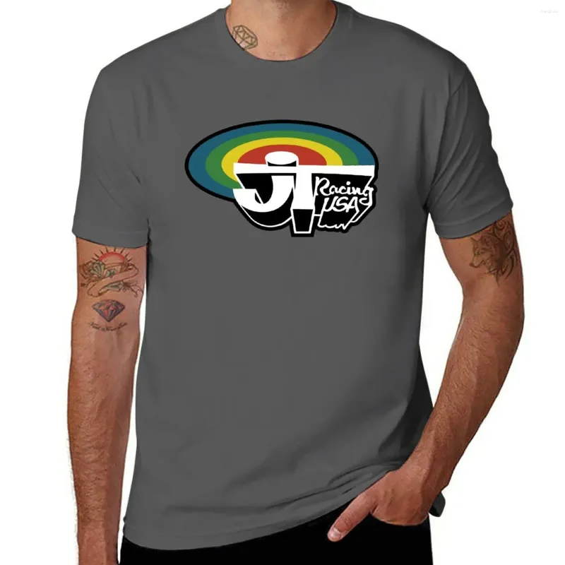 Męskie topy czołgów JT Racing USA Rainbow-Old School BMX T-shirt Szybkie suszenie Szybkie suszenie Letni mężczyźni