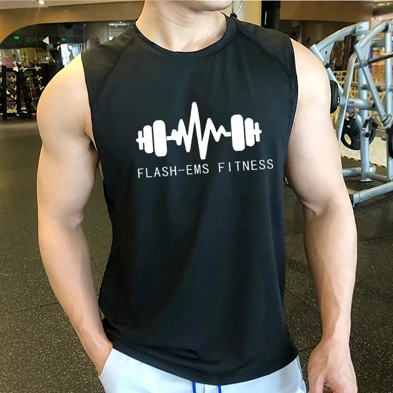 Kamb fitness Stringer trening mięśni kamizelka marki Casual Gym Tank Tops Men Sleeveles Fashion Culpluilding Ubranie Undershirt 240329