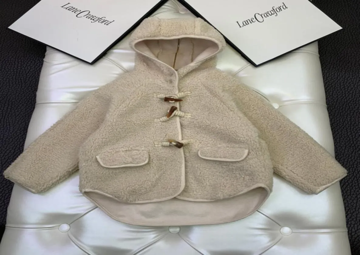 Nouvelle arrivée hiver bébé filles manteau d'agneau enfants fille vêtements de plein air enfants 039s polaire chaud vêtements d'extérieur à capuche 2074061