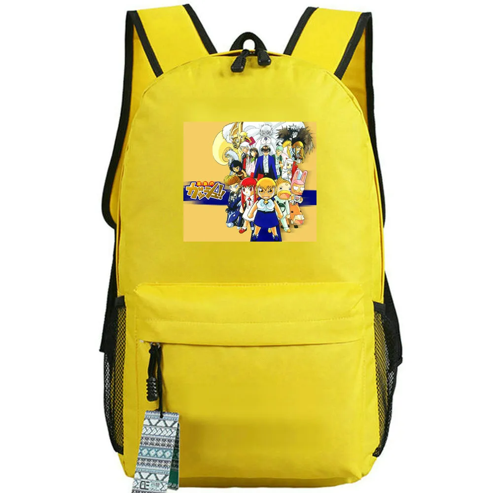 حقيبة Zach Bell Backpack Takamine Kiyomaro Day Pack Comic School Bag Cartoon Print Rucksack Sports Schoolbag Daypack Outdoor Outdoor