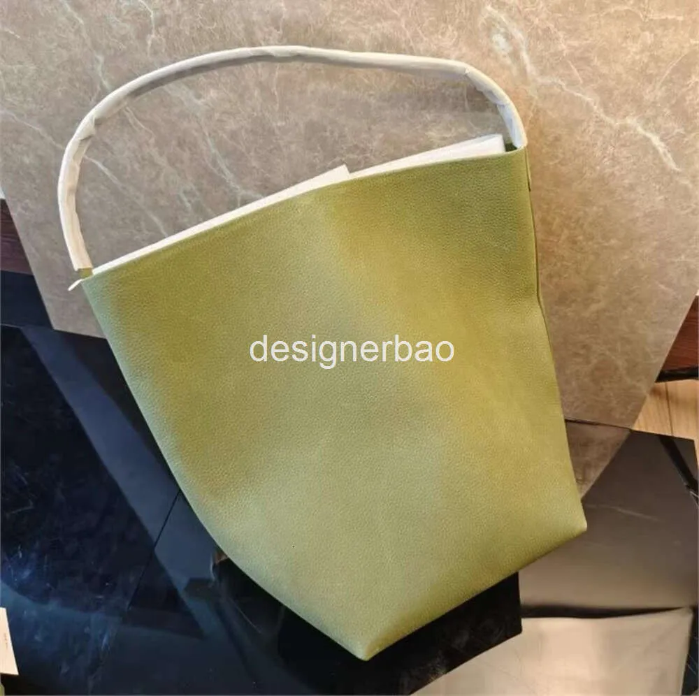 Le sac seau R femmes sacs à bandoulière fourre-tout en daim sacs à main de créateur sous les bras couleur verte grande capacité