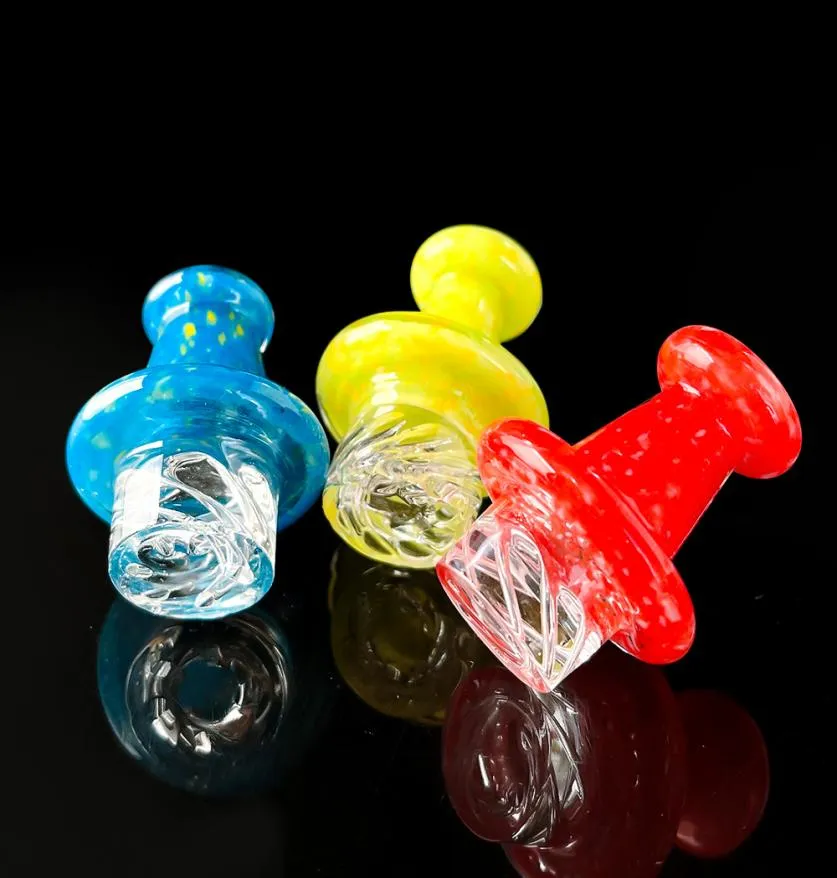 Smoking Accessories Cyclone carb cap Dome with spinning air hole Caps for Terp Pearl Quartz Banger Nail Bubbler Enai Dab Rig4186830