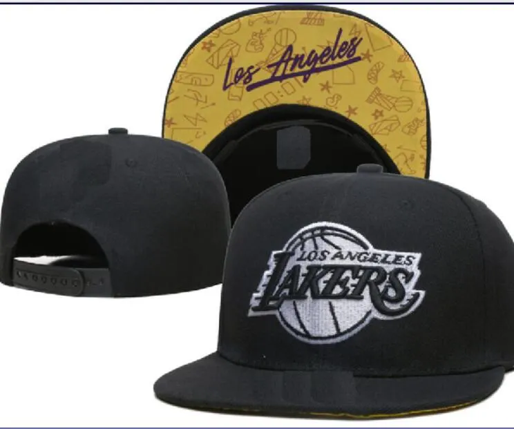 2024 Amerikaanse basketbal "Lakers" snapback hoeden 32 teams luxe ontwerper HOU OKC PHI LAC pet sporthoed strapback snapback verstelbare pet a1