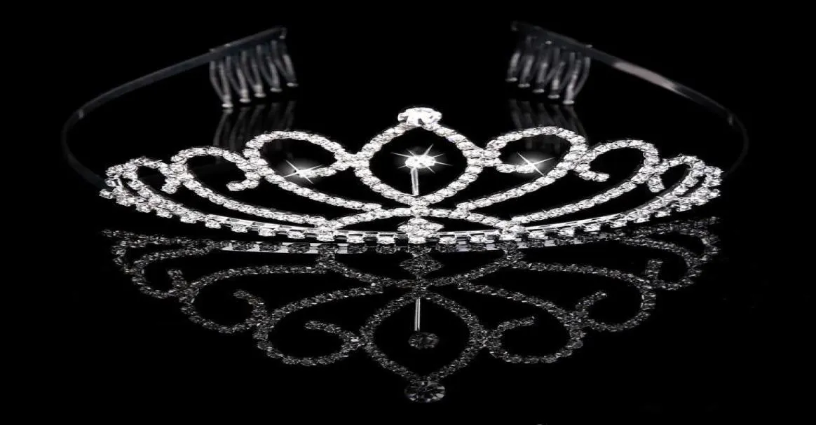 Bridal Tiaras Crowns with Rhinestones Bridal Jewelry Controsel