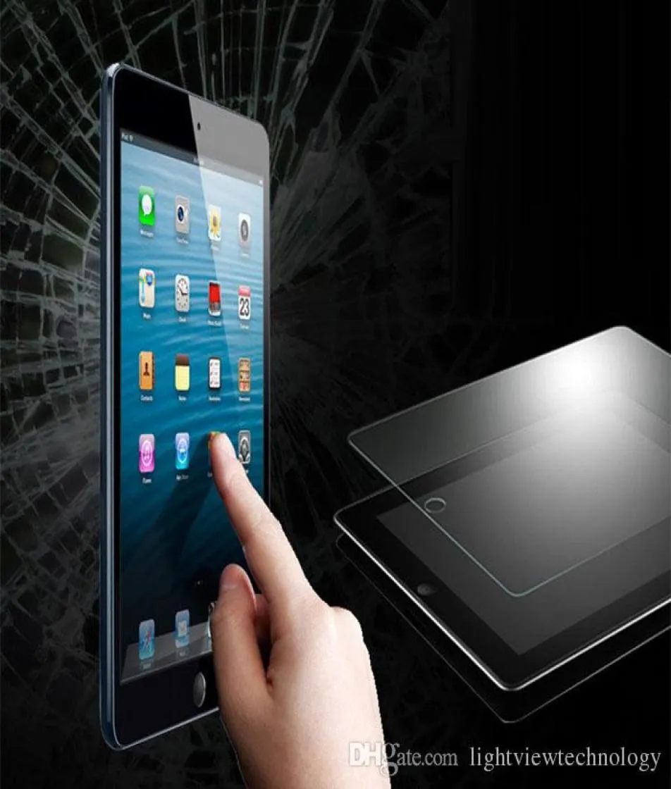 Tablet PC Tempered Glass Screen Protector For iPad Mini5 iPad2 iPad Air3 Air 2 iPad Pro 97 Retail Package 03mm 9H9872364