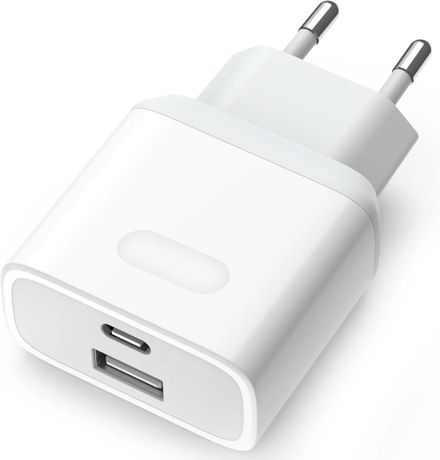 USB C -laddare 20 W Fast Charger Strömförsörjning för iPhone 15 14 13 12 11 Pro Max SE XS XR 8 Plus, Samsung Galaxy, Mobiltelefonladdare