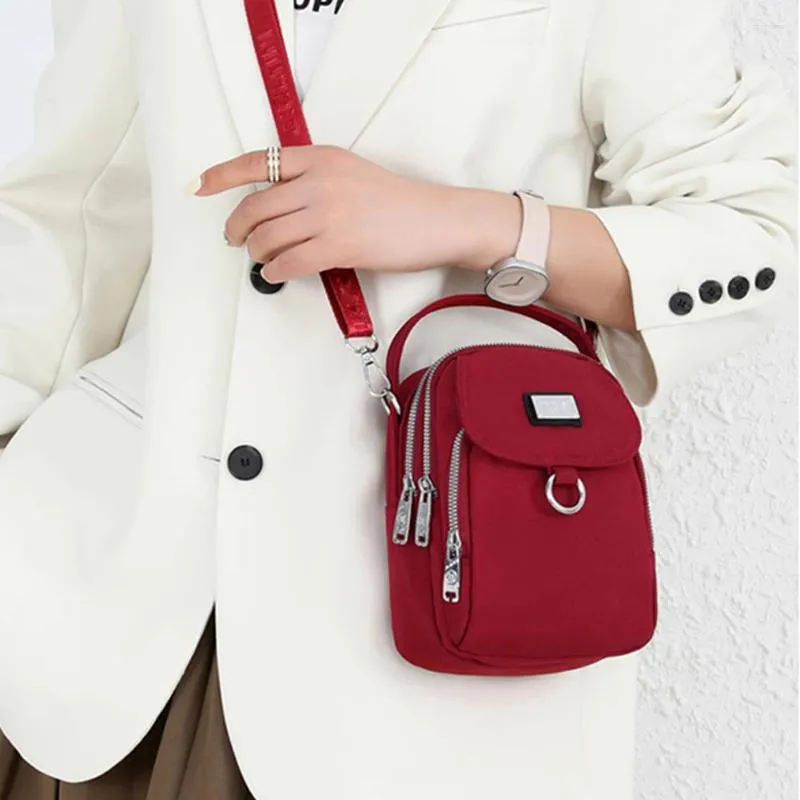 Tasche Umhängetasche Oxford Handy Mode tragbar elegant einfach wasserdicht lässig verstellbarer Riemen für Wochenendurlaub