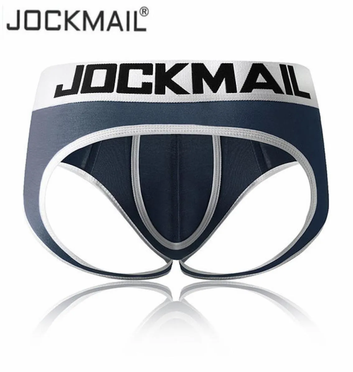 JOCKMAIL SEXY MEN039S Underwear Jock Straps Briefs Bikini Men Jockstraps Cueca Gay Penis Pouch Thong G Strings Modal Breattable6059207