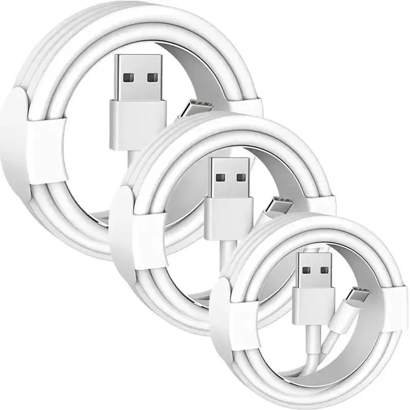 Qualité OEM Foxconn E75 2m 6FT 1m 3FT Câbles USB A Cordons de charge rapide Cordon de chargeur de téléphone rapide Câble iPhone pour téléphones intelligents i7 8 X 11 12 13