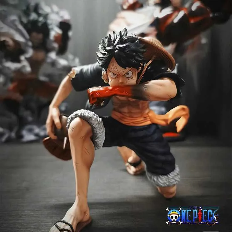 Dolls 12.5CM One Piece Gear 2 Luffy Anime Action Figure PVC Model Collection Statue Figurine Doll Toy For Birthday Gift Ornaments DollL2403