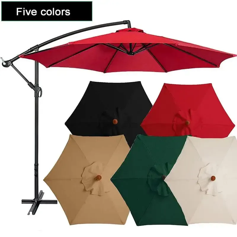 Filets de couverture de parasol de jardin, couverture de Parasol de terrasse, pare-soleil de remplacement, abris de Patio, imperméable, anti-uv, tissu anti-poussière