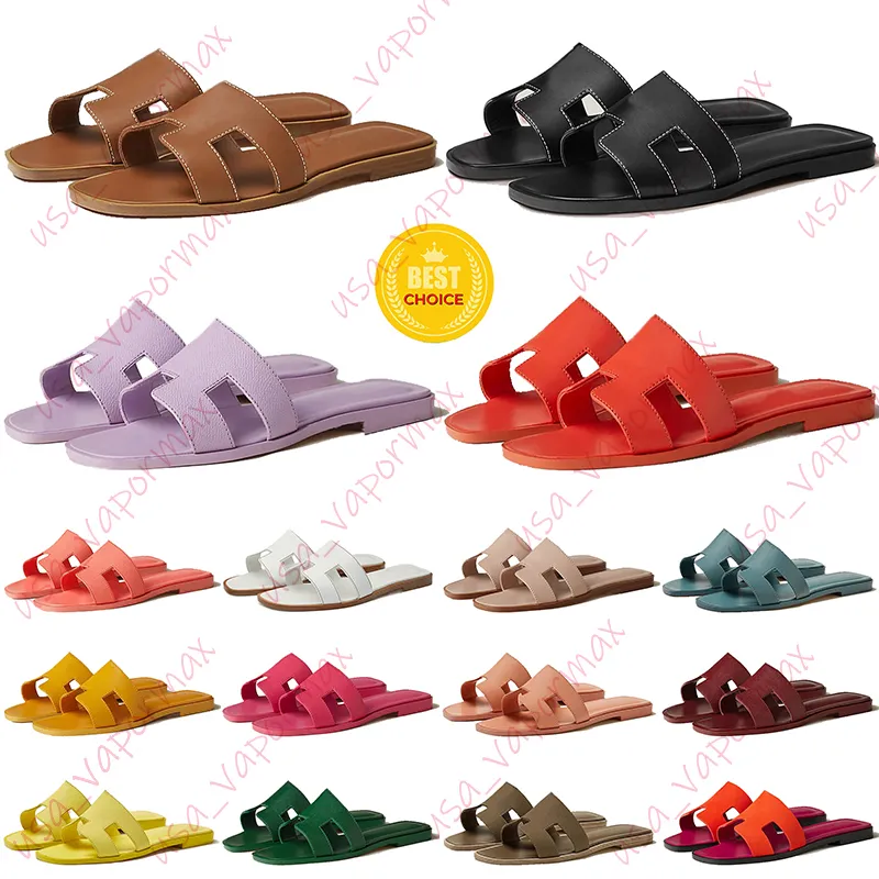 Pantoufles de luxe en cuir Snadal Diapositives pour femmes Chaussures plates Vêtements d'extérieur Loisirs Diapositives de vacances Plage Loisirs Pantoufles Chaussures de mode en bord de mer