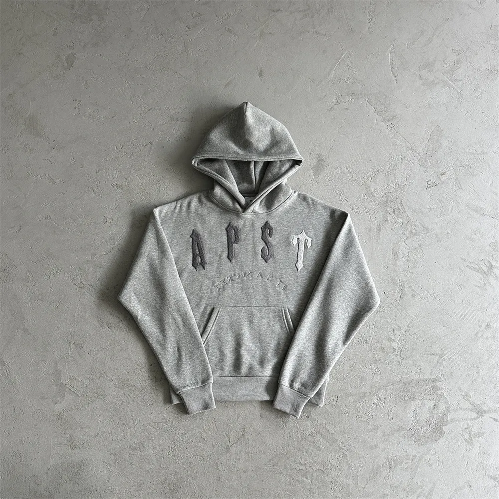 Trapstar sweatshirt suit European trendy brand hoodie for men and women hip-hop sweatpants casual jacket