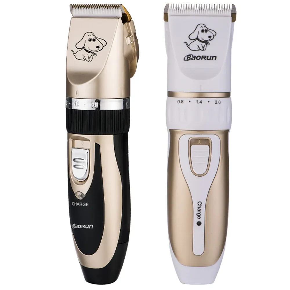 Trimmer Baorun P2 P3 Professional Pet Cat Dog Hair Trimmer Rechargeble Animal Grooming Clipper Shaver Dog Hair Cutting Machine Comb Kit