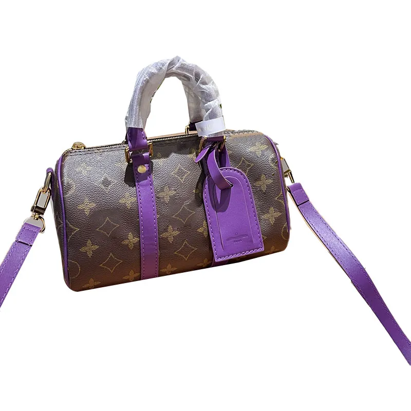 24SS Women Checkerboard Kontrast Shoede Ke Bags Diagonal Crossbody Bag For Ladies Luxury Designer Handbag Card Holder Outdoor Travel Wallet Messenger