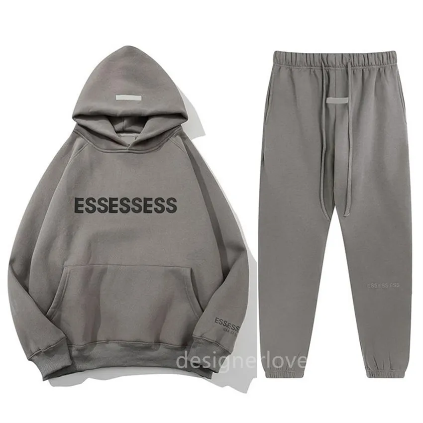 hoodie ess sweatshirts men designer hoodies women sweatshirt hip hop hooded pullover tops luxury tracksuit mens oversized print streetwear pant outfits