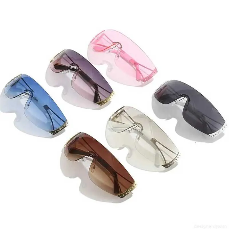Дизайнерские новые солнцезащитные очки в стиле панк 2000-х годов, женские роскошные солнцезащитные очки UV400, очки унисекс, модные очки Y2k 9SJR