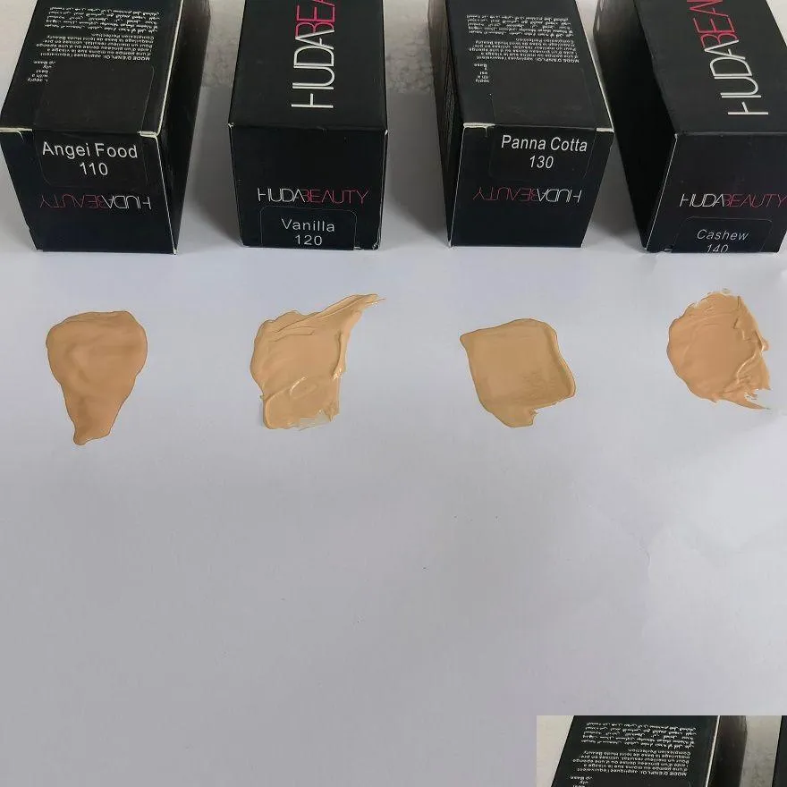 Fondotinta Marca Maquiagem 4 colori Trucco Evidenziatore Correttore Liquido di media età Consegna a goccia Salute Bellezza Viso Otkt0