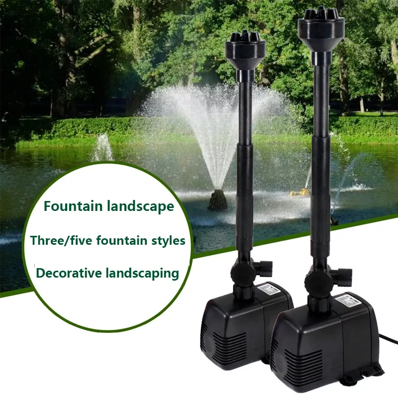 Pompki 220 V Fontanna pompa ogrodowa producent fontanny tlen Circulation Sunsun Aquarium Water Pump do stawu 3 tryb