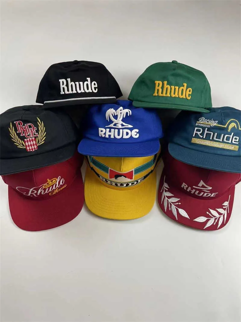 Rhnimiteted Rhude Baseball Cap Flat Brim Cap