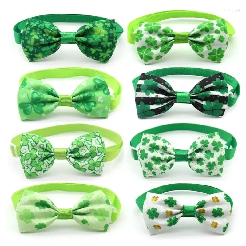 Dog Apparel Cats /Dog Collar Necklaces Shamrocks Flower For Pet Jewelry