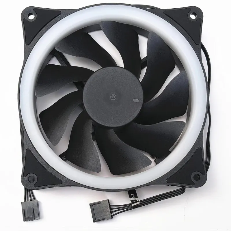12025 12CM fan 4-wire temperature controlled cooling DF1202512B2UN 12V 0.54A double ball cooling fan