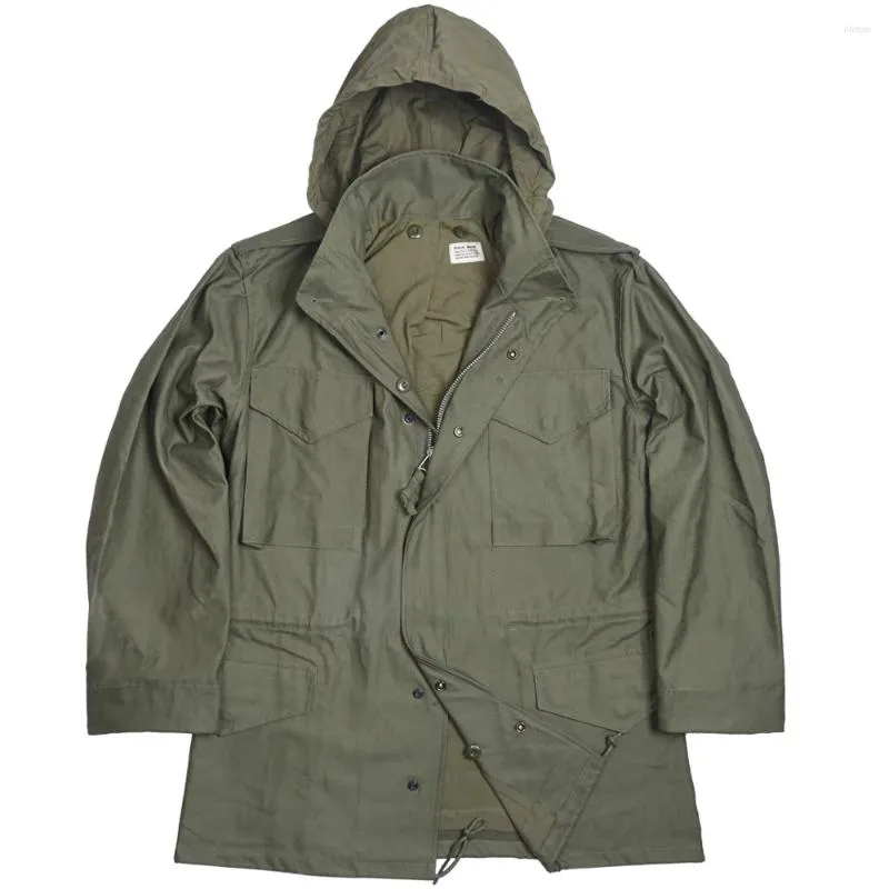 Trenchs pour hommes M65 Veste Pardessus Coupe-vent extérieur Manteau américain Hommes Rétro Amérique