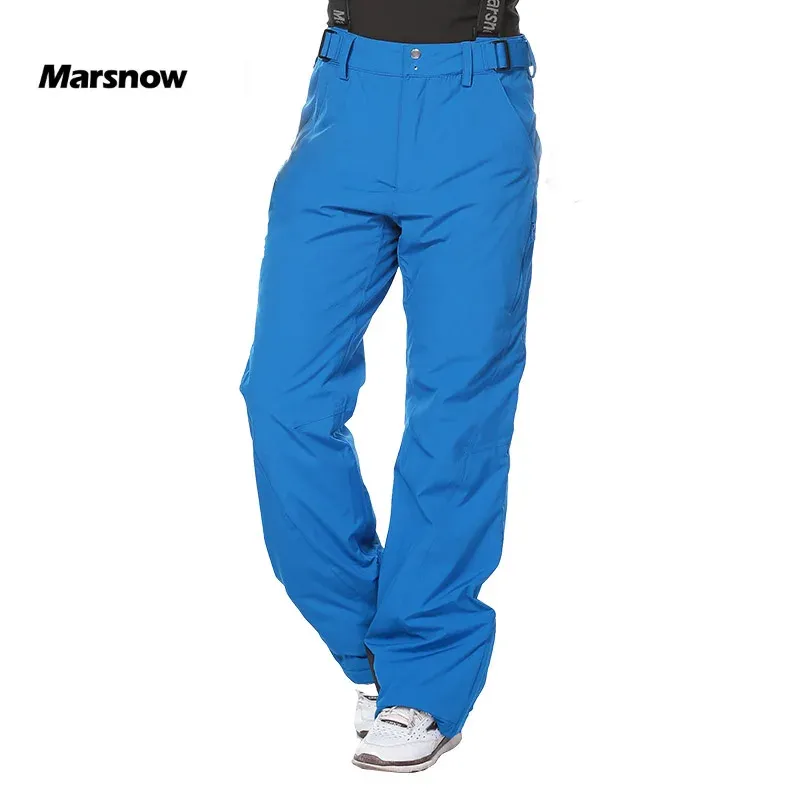 Poles Marsnow 30 Outdoor Winter Ski Men Pants Thicken Warm Windproof Waterproof Snow Skiing Snowboard Pants Breathable Male Trousers