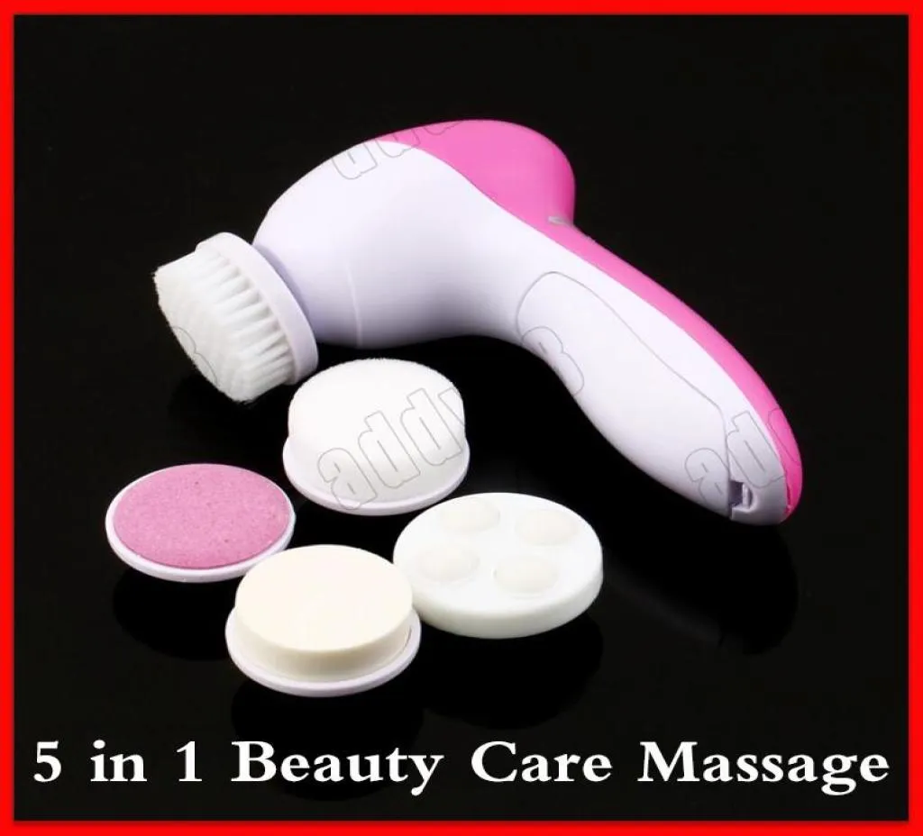 أدوات التطهير 5 في 1 Care Care Mensage Multifunction Face Cleansing Brush Spa Mini Mini Skin Carmage Brush Fac6795001