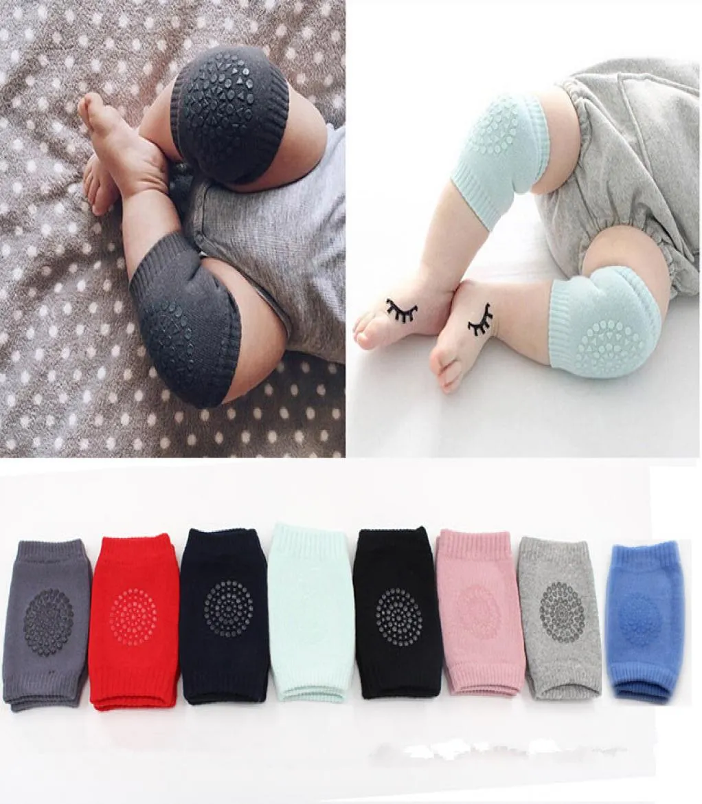 Baby Crawling knee pads Kids Kneecaps Cartoon Safety Cotton Baby Knee Pads Protector Children Short Kneepad Baby Leg Warmers LC6581769159